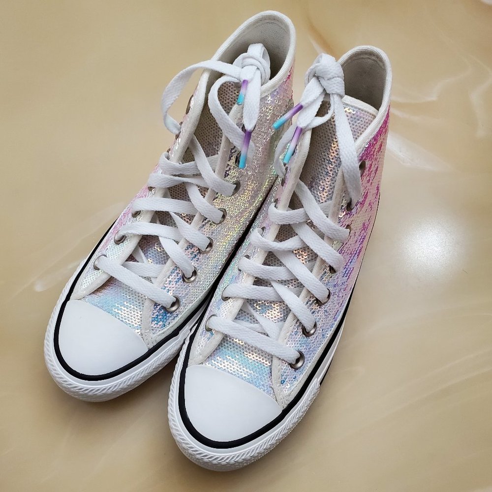 Converse Mini Sequins Chuck Taylor All Star Hi - Picture 4 of 9